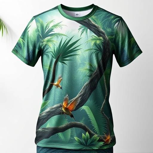 Camisa com estampa da Floresta Amazônica